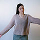 Свитер ручной вязки. Свитеры. Nataly-knit4you. Ярмарка Мастеров.  Фото №5