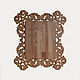 Frame carved from ash. Mirror. Woodanddecor. My Livemaster. Фото №5