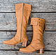 Winter women's boots genuine leather. High Boots. KolibriLeather. Online shopping on My Livemaster.  Фото №2
