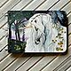 Notepad wood cover A4 "Unicorn", Notebooks, Moscow,  Фото №1