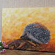 Painting with a hedgehog Autumn landscape Paintings in the nursery. Pictures. kartina-sochi. My Livemaster. Фото №5