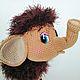 Baby Mammoth Stuffed toy Knitted Cartoon Character. Stuffed Toys. sunnytoys-gifts. My Livemaster. Фото №4