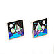 Order EARRINGS Landscape of natural stones. Earrings of a copyrighted work. ARIEL - MOSAIC. Livemaster. . Earrings Фото №3
