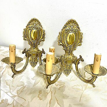 Винтаж ручной работы. Ярмарка Мастеров - ручная работа Винтаж: Набор бра .. Handmade.