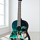 Гитара с инд.принтом (на ЗАКАЗ) от 2 дней. Гитары. Guitar & Ukulele art Studio. Интернет-магазин Ярмарка Мастеров.  Фото №2