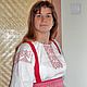 Сарафан с блузкой славянские. Народные платья. Славянская одежда (krasota-mir). Ярмарка Мастеров.  Фото №12
