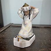 Винтаж handmade. Livemaster - original item Uzbek woman at the mirror (Toilet), LZFI, 1956-1967 (1403). Handmade.