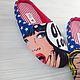 Текстильные тапочки "Pop-art", Тапочки, Первоуральск,  Фото №1