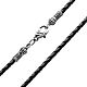 BRAIDED LACE WITH A BLACK THICKNESS 3 MM, Necklace, Belgorod,  Фото №1