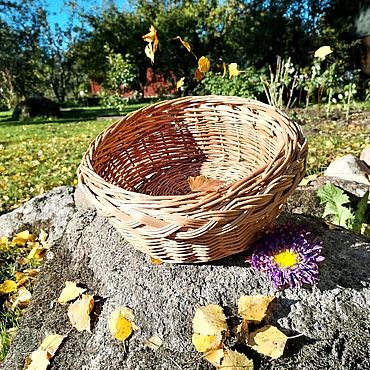 Корзинка из лозы ивы в интернет-магазине Ярмарка Мастеров по цене 800 ...