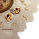Openwork napkin ' Clover'! The author's work. Swipe. Cross stitch and beads!. My Livemaster. Фото №13