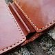 Кошелёк из кожи ручной работы. Модель М-6 6-card. Кошельки. Fadeev Leather Handcraft. Ярмарка Мастеров.  Фото №5