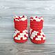 Children's shoes: plush knitted boots for children, 12 cm on the foot. Footwear for childrens. Natalia Derina - Knitted Shoes (denatal). My Livemaster. Фото №4