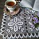 Салфетка вязаная. Салфетки. Вязарушка (irina-knitwork). Ярмарка Мастеров.  Фото №6