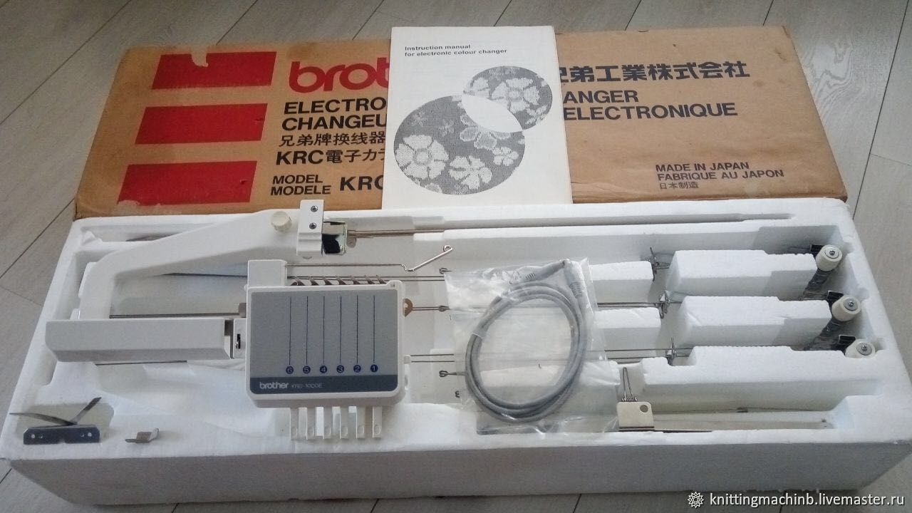 Сменщик. KRC 1000e. Шестицветник brother krc1000e Тайвань. Сменщик цвета brother KRC-1100m. Сменник цвета вязальной машине.