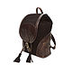 Order  Backpack women's Leather Brown Evet Mod. R. 50-422. Natalia Kalinovskaya. Livemaster. . Backpacks Фото №3