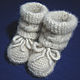 Knitted baby shoes. Babys bootees. Warm Yarn. My Livemaster. Фото №4