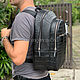 Backpack from crocodile skin. Backpacks. exotiqpython. My Livemaster. Фото №5