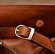 Сумка кожаная "коньяк" Leather bag Cognac. Классическая сумка. Lessaisonsrusses. Ярмарка Мастеров.  Фото №5