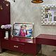 Тумба ТВ + Консоль "Милена". Консоли. Мебель на заказ 'Мебелинно'. Ярмарка Мастеров.  Фото №5