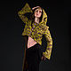 Green Yellow Golden Hooded Elvish Jacket with Ornaments. Suit Jackets. mongolia. My Livemaster. Фото №4