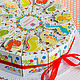 Бумажный торт из картона 12 коробочек на день рождения для мальчика, Оформление мероприятий, Белгород,  Фото №1