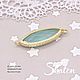 КР62 Коннектор с цветными кристаллами. Родированная фурнитура. Коннекторы. Shatonshop. Ярмарка Мастеров.  Фото №5