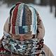 Комплект Шапка и Шарф. Шарфы. Лена Коробова (lazylazyknits). Интернет-магазин Ярмарка Мастеров.  Фото №2