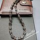 Чокер мужские короткие бусы из гематита оникса лавы Успех вар. 2. Чокер. accessories for men. Ярмарка Мастеров.  Фото №4