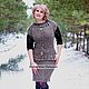 Ажурный, вязанный  костюм " Эко style " из козьего пуха. Костюмы. Наталья  Пуховая Мастерская (puhovyiy-master). Ярмарка Мастеров.  Фото №10