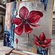 Картина маслом «Красный мак». Картины. DARI ART. Ярмарка Мастеров.  Фото №7