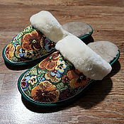 Обувь ручной работы handmade. Livemaster - original item Slippers for women. Handmade.