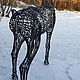 Скульптура косули из проволоки для сада и дачи. Статуэтка. Фигура, Скульптуры, Белгород,  Фото №1