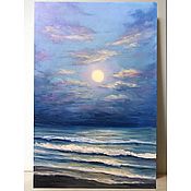 Картины и панно handmade. Livemaster - original item Oil painting, seascape 
