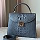 Классическая сумка из кожи крокодила. Классическая сумка. Chic bags. Интернет-магазин Ярмарка Мастеров.  Фото №2