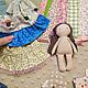 Текстильная кукла. Куколки ручной работы 14 см. Куклы и пупсы. Чудеса из фетра. Ярмарка Мастеров.  Фото №4