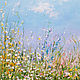 Large paintings with daisies Summer landscape field of flowers. Pictures. kartina-sochi. My Livemaster. Фото №6