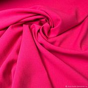 Материалы для творчества handmade. Livemaster - original item Fabric: Wool crepe double Versace hot pink. Handmade.