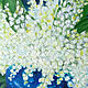 Картина цветы в вазе "Ландыши" натюрморт Лилиана Полозова. Картины. Лилиана Полозова. Ярмарка Мастеров.  Фото №5