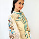 Vestido espléndido etno-estilo 'de color Turquesa del' manual de bordado, Dresses, Vinnitsa,  Фото №1