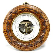 Винтаж handmade. Livemaster - original item Antique barometer of the Art Nouveau period (1880). Handmade.