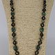 Long beads made of natural stones (zoisite, rhyolite). Necklace. Magic box. Online shopping on My Livemaster.  Фото №2