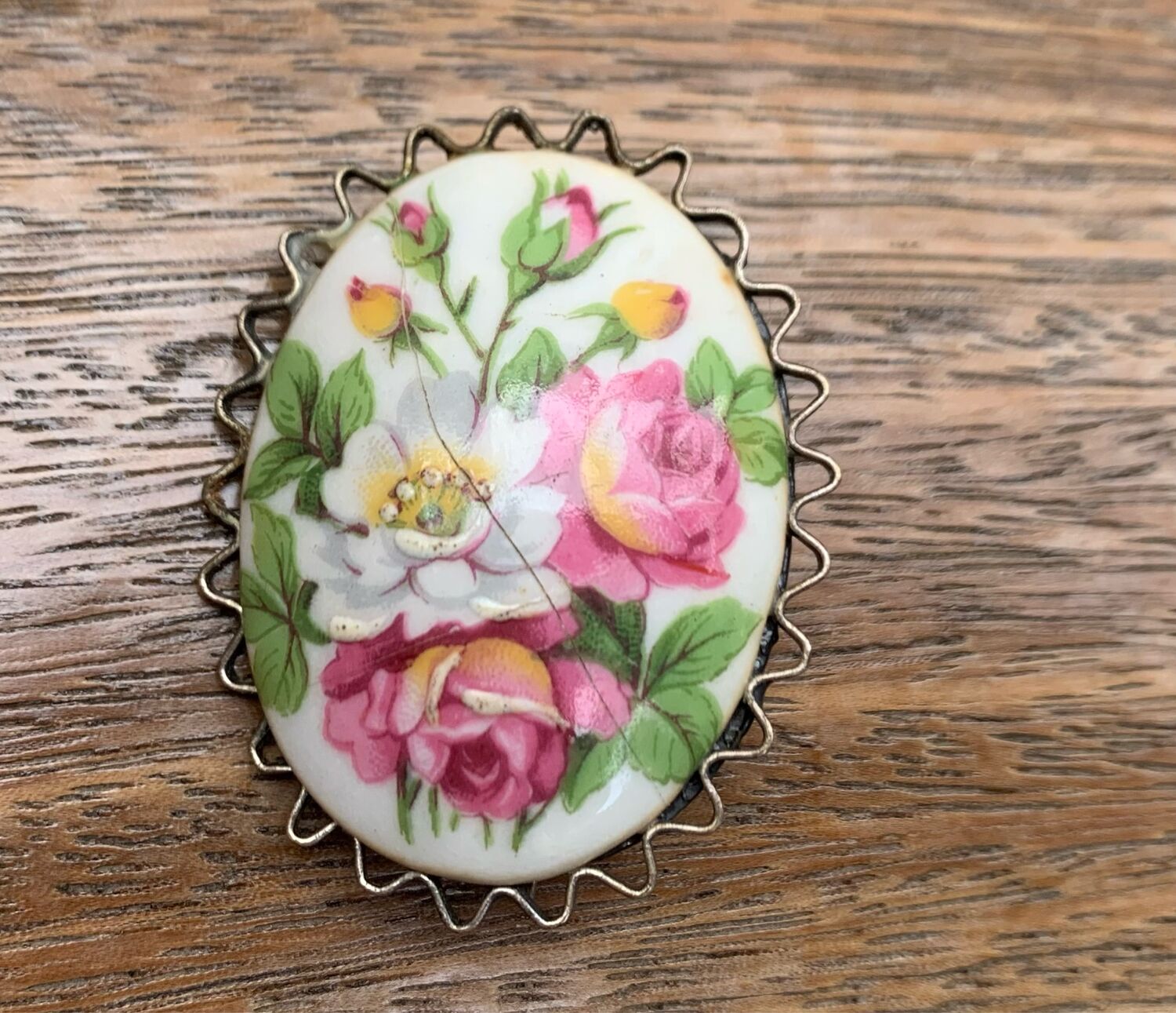 фарфоровые броши