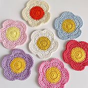Для дома и интерьера ручной работы. Ярмарка Мастеров - ручная работа Mini Napkin Flower. Handmade.