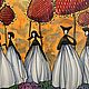  Пейзаж, подсолнухи, сюрреализм. Картины. Татьяна  Naloo (Картины). Ярмарка Мастеров.  Фото №5