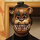 Маска Фредди Ночной Кошмар FNAF Freddy mask Five Nights at Freddy. Карнавальные маски. Качественные авторские маски (Magazinnt). Ярмарка Мастеров.  Фото №4