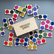 Куклы и игрушки handmade. Livemaster - original item Tactile dominoes (28 pieces). Handmade.