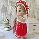 Кукла вязаная в народном костюме, кукла Василиса. Амигуруми куклы и игрушки. Кукольная мастерская Татьяны Шадура. Ярмарка Мастеров.  Фото №11