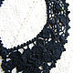 Collar ' Black lace'. Collars. 'Irish lace'  Elena. My Livemaster. Фото №6