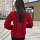 Свитер женский красный. Свитеры. SHAPAR вязаная одежда ручной работы. Интернет-магазин Ярмарка Мастеров.  Фото №2